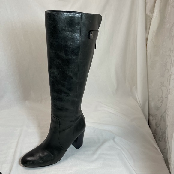Isola Calla Heeled Leather Boots Sz 8.5 Nordstrom - Picture 3 of 10